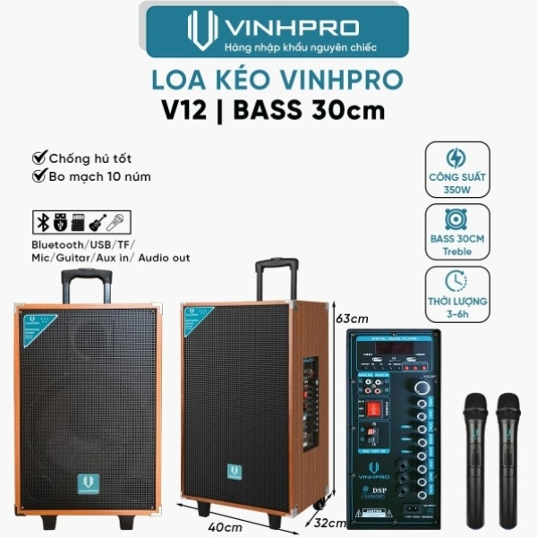 LOA KÉO VINHPRO V12